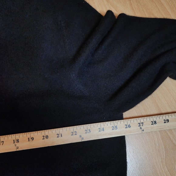 Paola Mondo 100% Cashmere Black Quarter-Zip Sweater Mens Size XXL (small flaw) - Picture 3 of 16